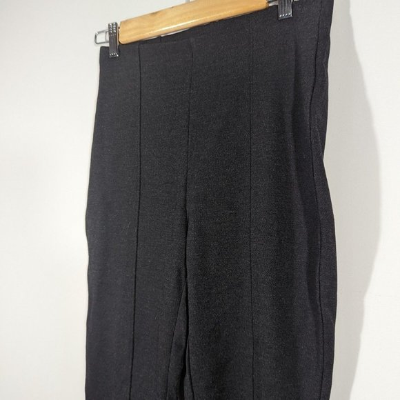 NEW Express Black Grey Pull On Skinny Leggings Pants Women's Size S - Picture 3 of 5